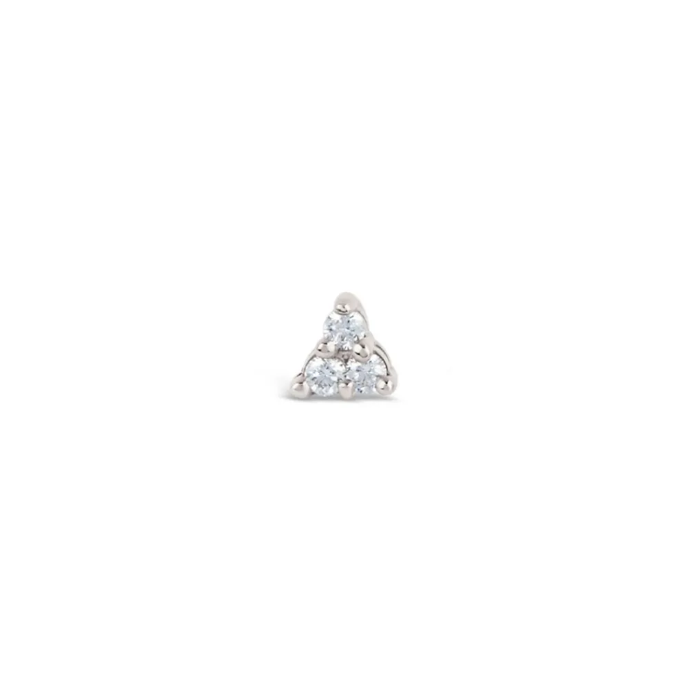 Dinny Hall Shuga 14K Gold Mini Trillion Single Stud