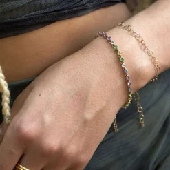 Dinny Hall Shuga 14K Gold Ombre Tennis Bracelet