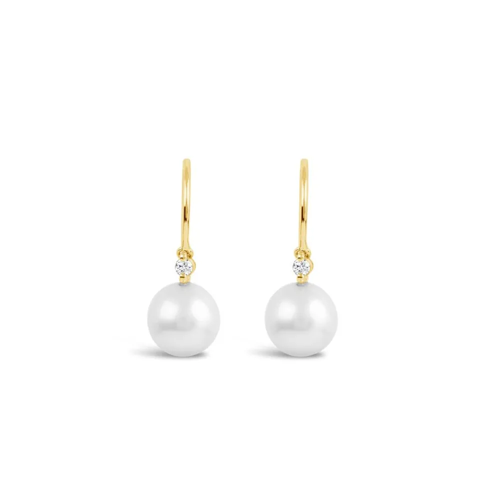 Dinny Hall Shuga 14K Gold Pearl Drop Earrings