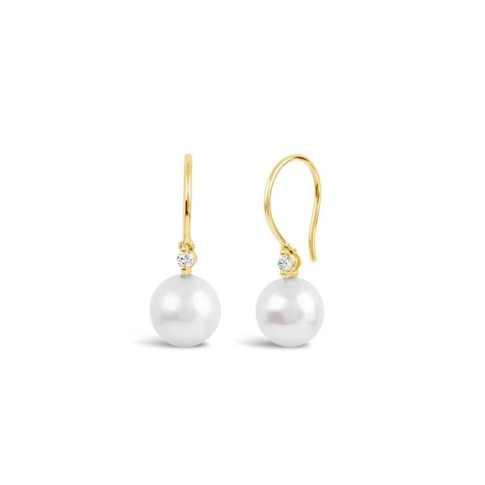 Dinny Hall Shuga 14K Gold Pearl Drop Earrings