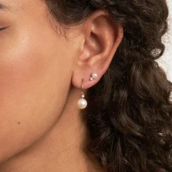Dinny Hall Shuga 14K Gold Pearl Drop Earrings