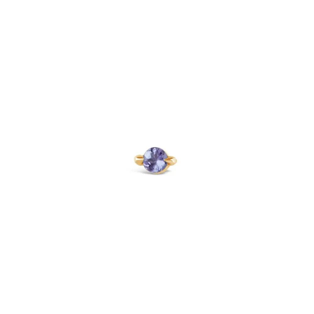 Dinny Hall Shuga 14K Gold Tanzanite Single Stud