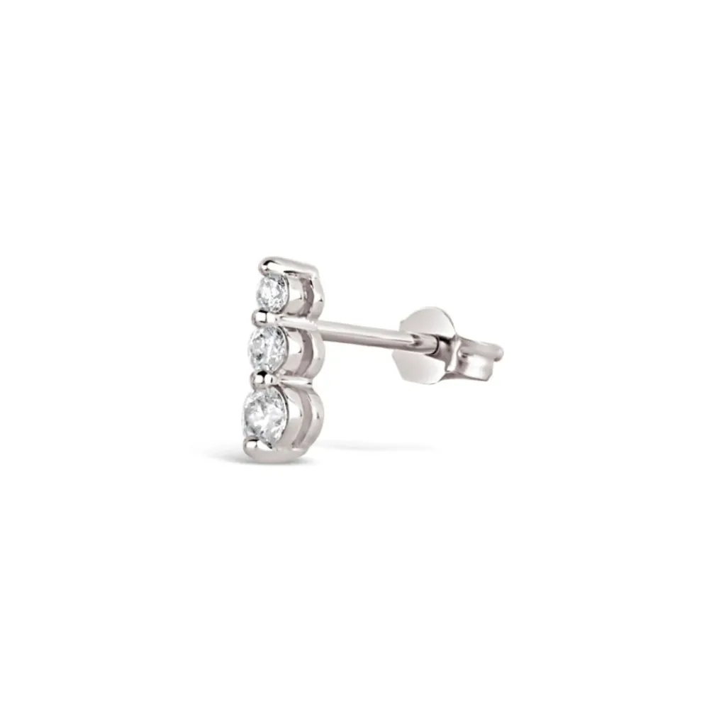 Dinny Hall Shuga 14K Gold Tapering Triple Single Stud