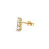 Dinny Hall Shuga 14K Gold Tapering Triple Single Diamond Stud