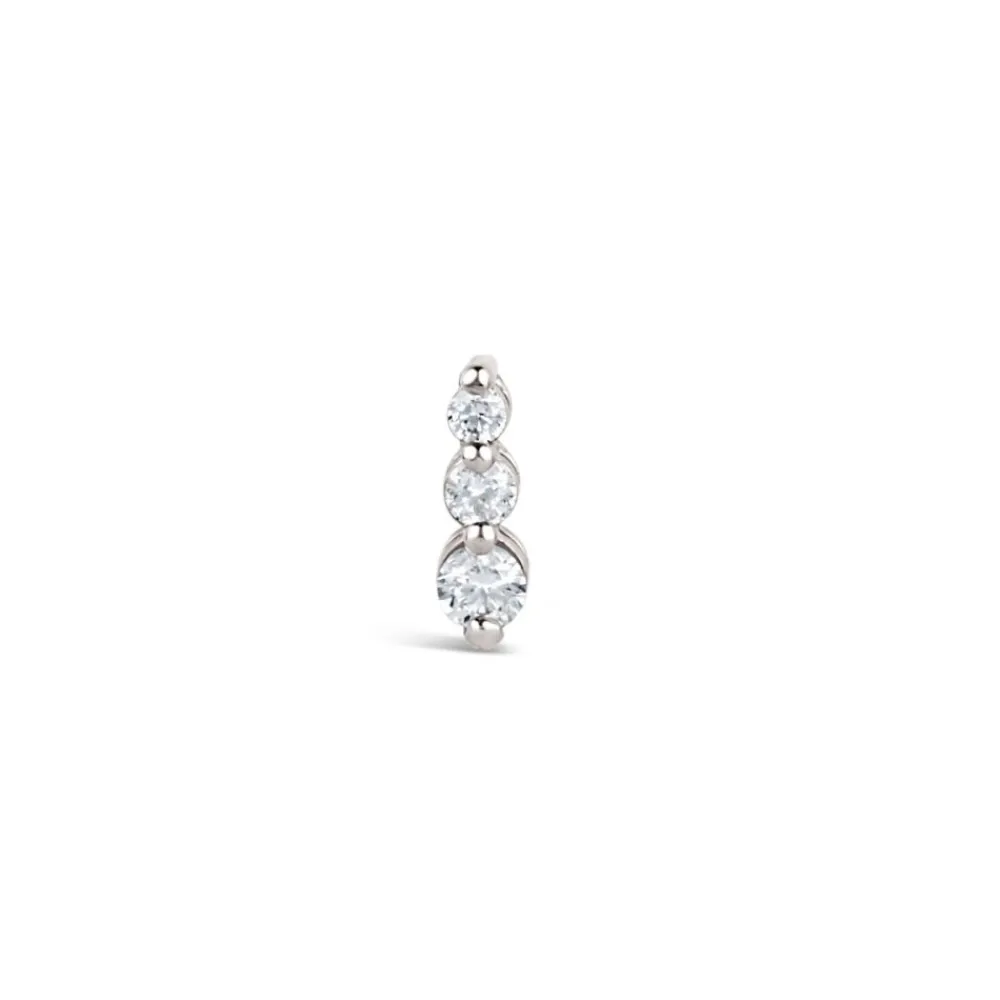 Dinny Hall Shuga 14K Gold Tapering Triple Single Stud