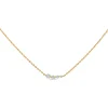 Dinny Hall Shuga Solid Gold & Created Diamond Tapering Scoop Necklace