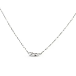Dinny Hall Shuga Solid Gold & Created Diamond Tapering Scoop Necklace