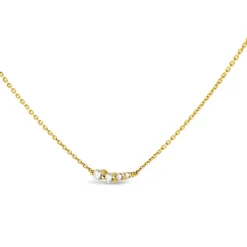 Dinny Hall Shuga Solid Gold & Created Diamond Tapering Scoop Necklace