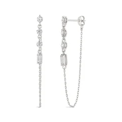 Dinny Hall Shuga Solid Gold Created Diamond Chain Drops