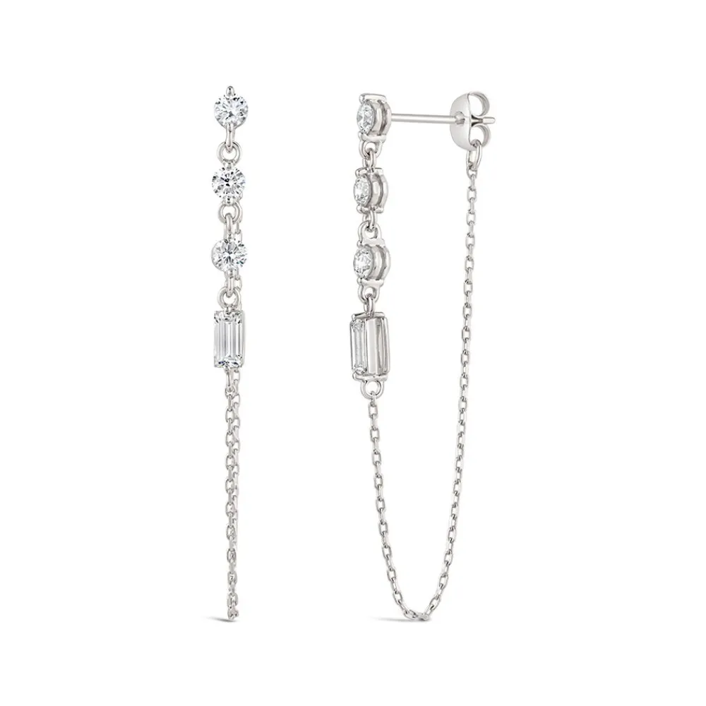 Dinny Hall Shuga Solid Gold Created Diamond Chain Drops