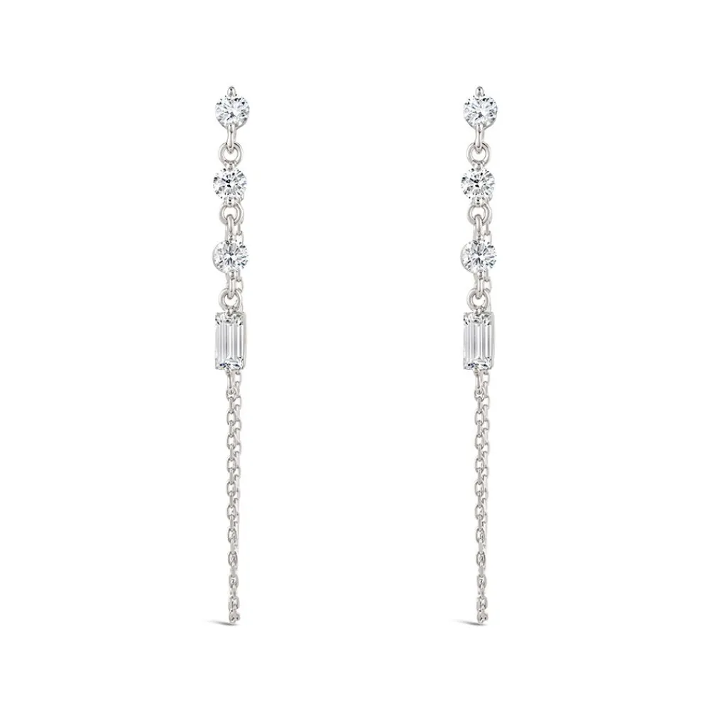 Dinny Hall Shuga Solid Gold Created Diamond Chain Drops