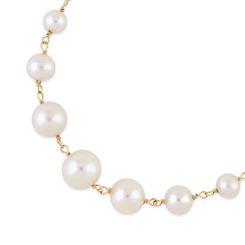 Dinny Hall Signature Creamy White Freshwater Pearl Bracelet