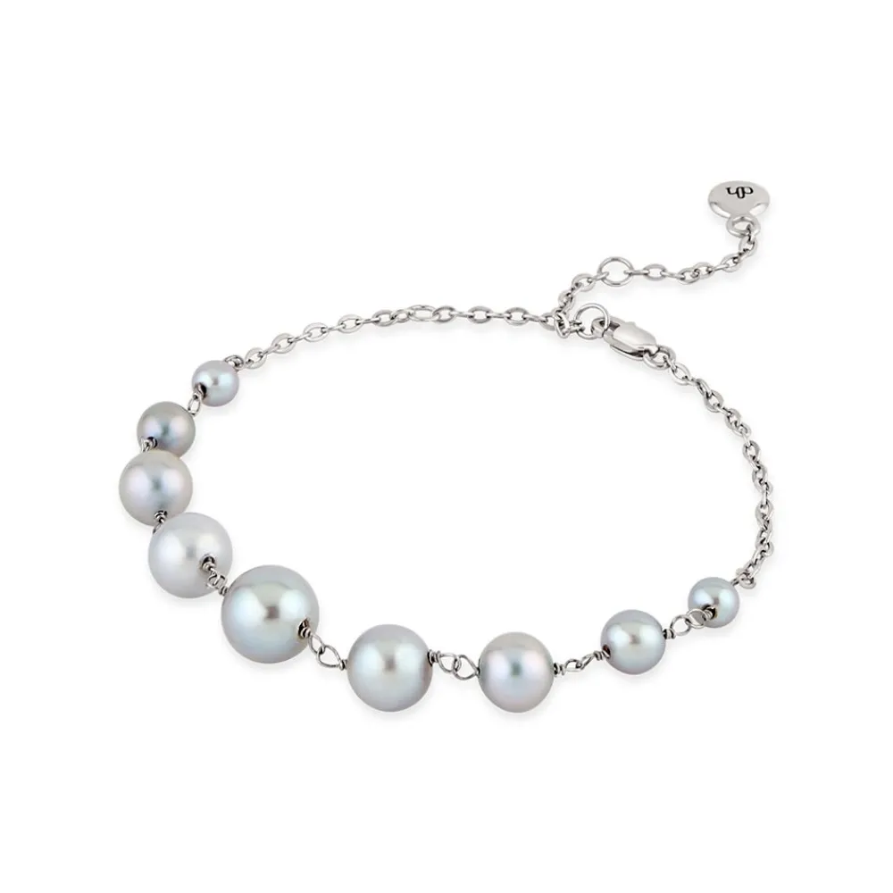 Dinny Hall Signature Grey Freshwater Pearl Bracelet