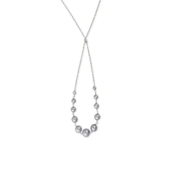 Dinny Hall Signature Grey Freshwater Pearl Knot Necklace