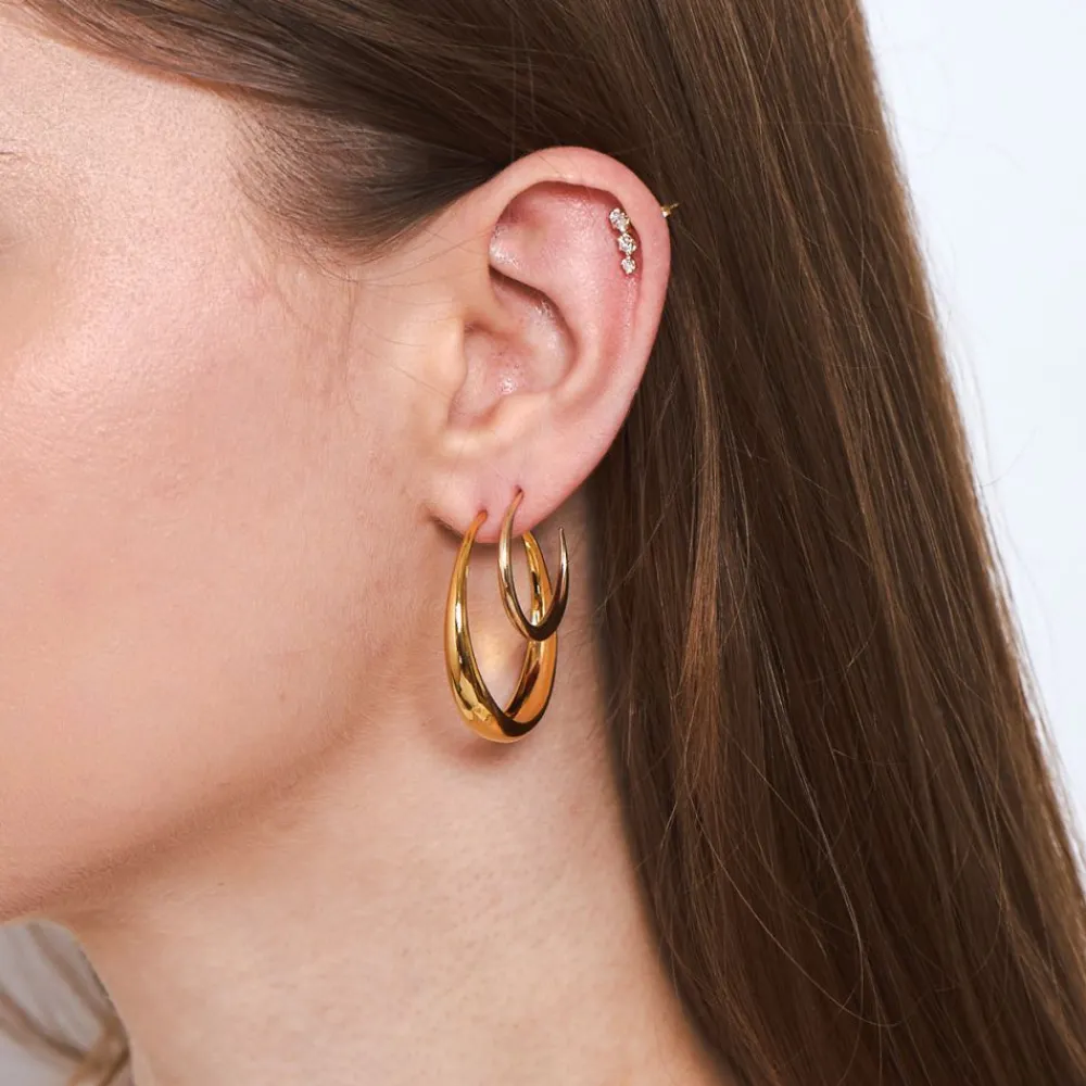 Dinny Hall Signature Scoop Hoops