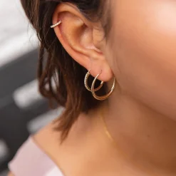 Dinny Hall Signature Solid Gold 'Eos' Hoops