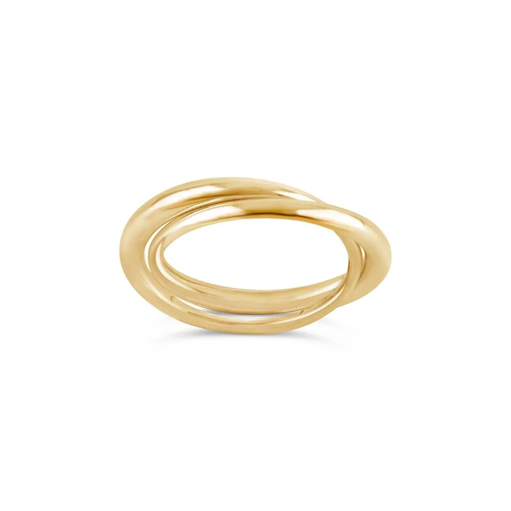 Dinny Hall Signature Tapering Solid Gold Duo Ring