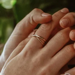 Dinny Hall Signature Tapering Solid Gold Duo Ring