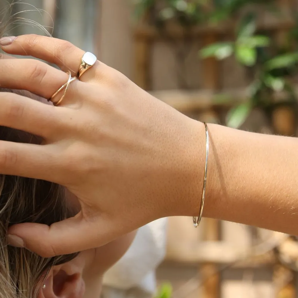 Dinny Hall Signature Tapering Solid Gold Duo Ring