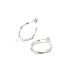 Dinny Hall Slim Medium Bamboo Hoops