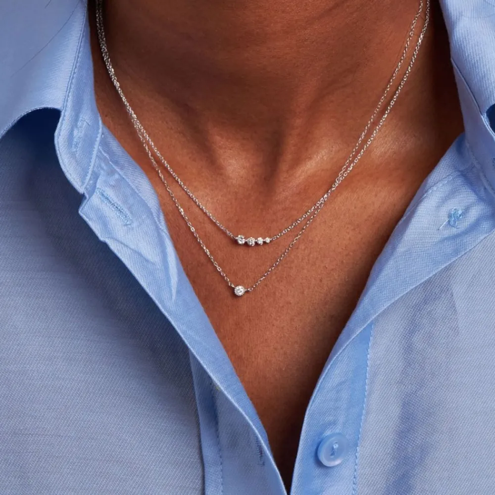 Dinny Hall Solid Gold Created Diamond Jasmine Pendant