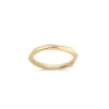 Dinny Hall Solid Gold Thalassa Faceted Band Ring
