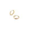 Dinny Hall Solid Gold Thalassa Mini Faceted Huggie Hoops