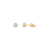 Dinny Hall Starflower 14K Gold Diamond Studs