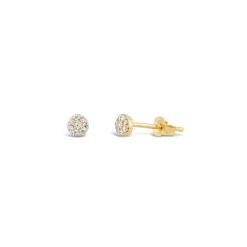 Dinny Hall Starflower 14K Gold Diamond Studs
