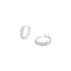 Dinny Hall Starflower 14K Gold Diamond Huggie Hoops