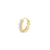 Dinny Hall Starflower 14K Gold Diamond Single Huggie Hoop