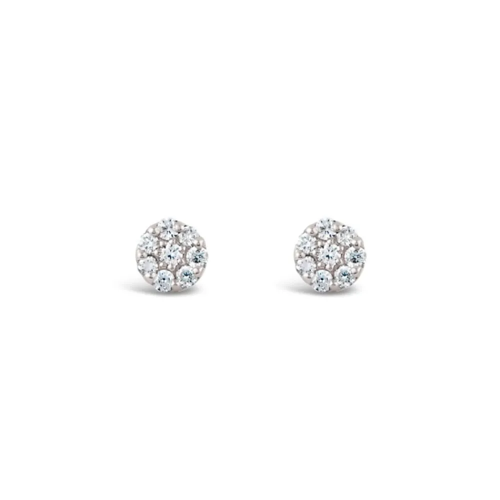 Dinny Hall Starflower 14K Gold Diamond Studs