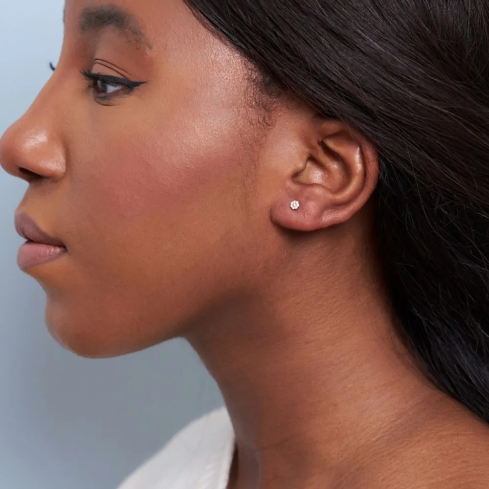 Dinny Hall Starflower 14K Gold Diamond Studs