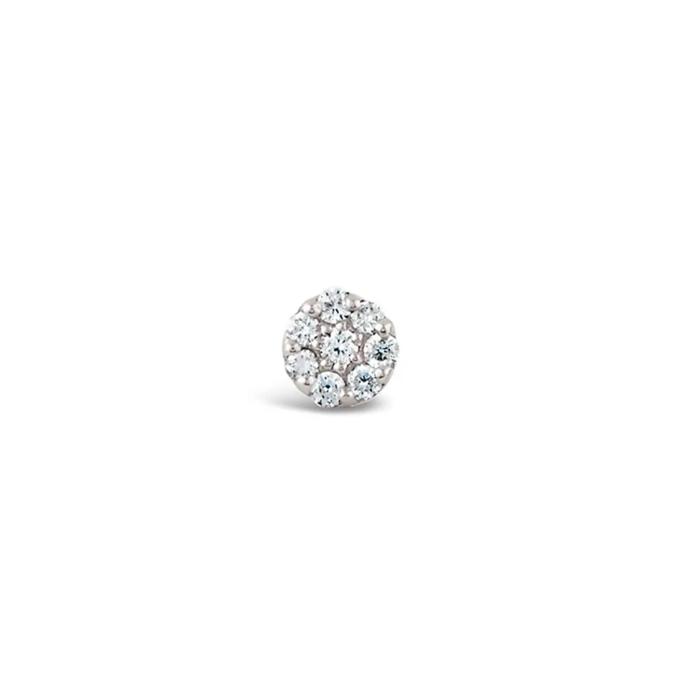 Dinny Hall Starflower 14K Gold Single Diamond Stud