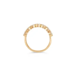 Dinny Hall Starflower Recycled Gold Diamond Pinky Ring