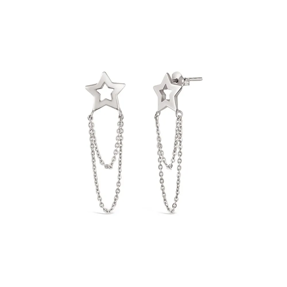 Dinny Hall Stargazer Chain Loop Drop Earrings