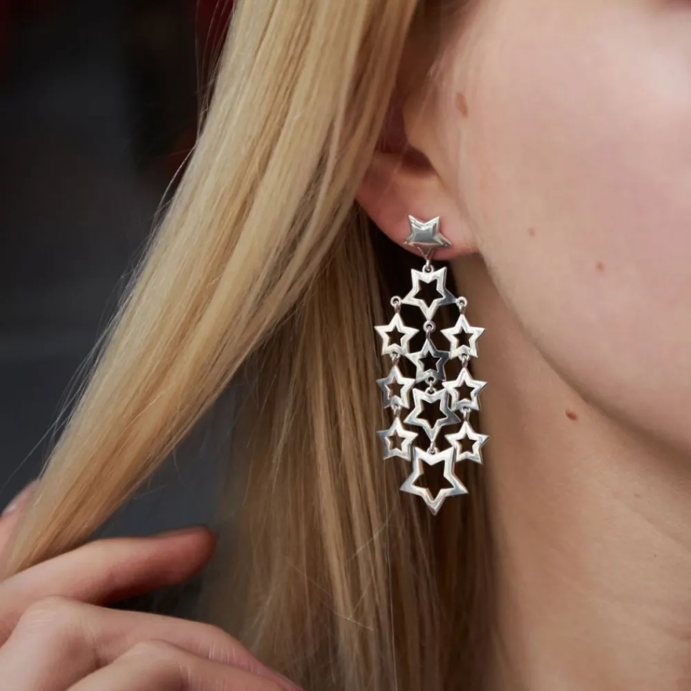 Dinny Hall Stargazer Estella Chandelier Earrings