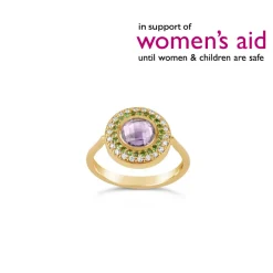 Dinny Hall Suffragette Halo Pinky Ring