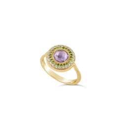Dinny Hall Suffragette Halo Pinky Ring