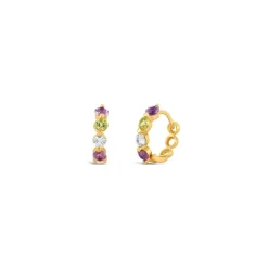 Dinny Hall Suffragette Huggie Hoops