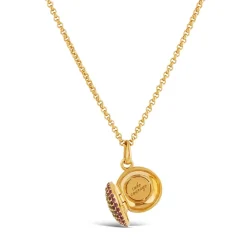 Dinny Hall Suffragette Pave Set Locket