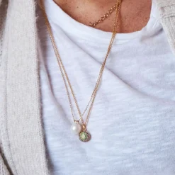 Dinny Hall Suffragette Pave Set Locket
