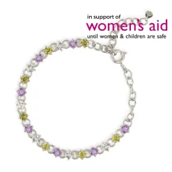 Dinny Hall Suffragette Tennis Bracelet