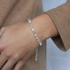 Dinny Hall Suffragette Tennis Bracelet