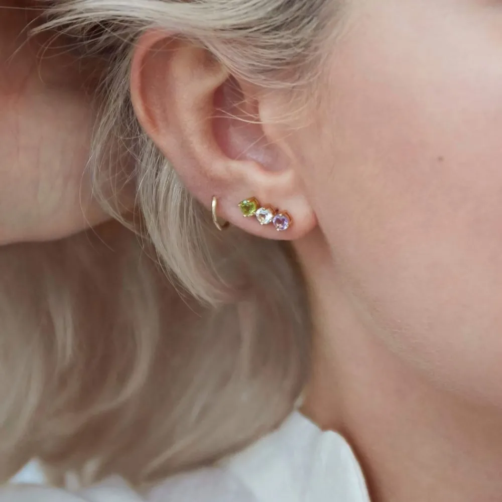 Dinny Hall Suffragette Trilogy Bar Studs
