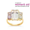 Dinny Hall Suffragette Trinny Trilogy Ring