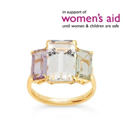 Dinny Hall Suffragette Trinny Trilogy Ring