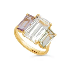 Dinny Hall Suffragette Trinny Trilogy Ring
