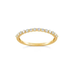Dinny Hall Sweet Pea 18K Diamond Half Eternity Ring