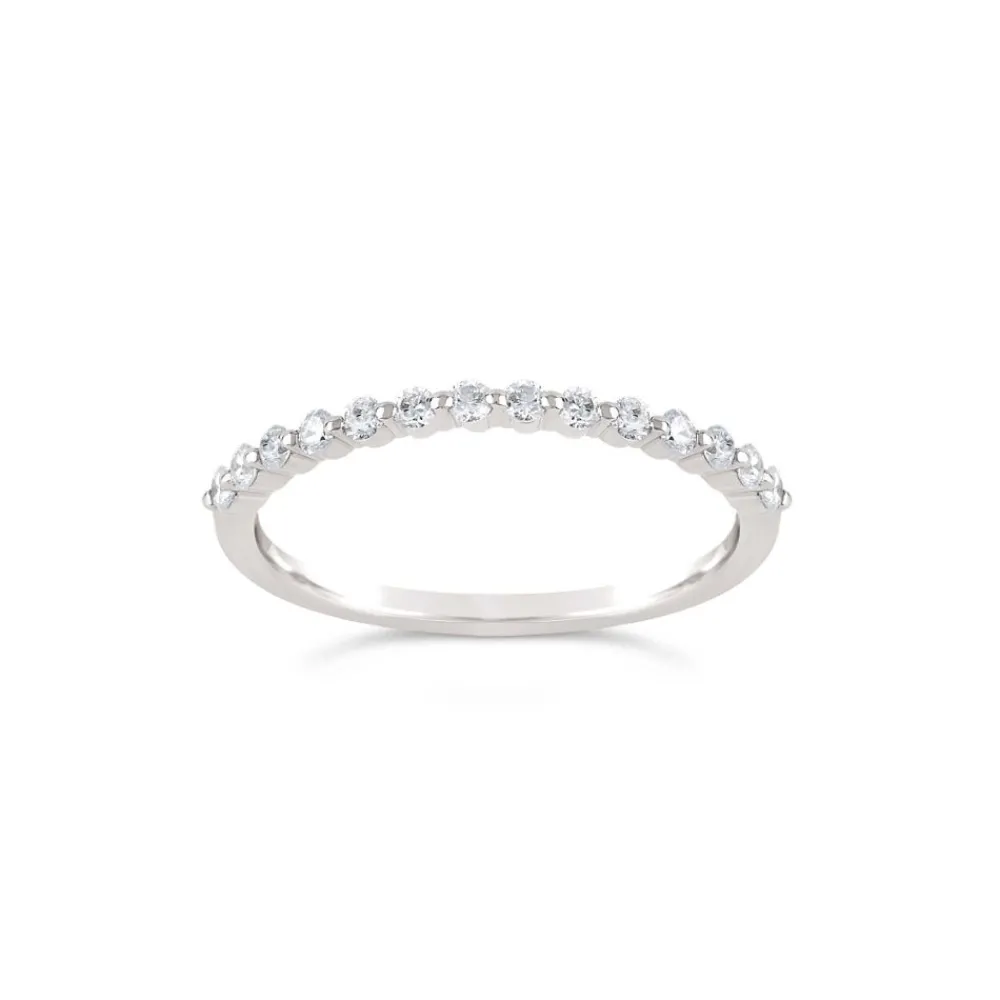 Dinny Hall Sweet Pea 18K Diamond Half Eternity Ring